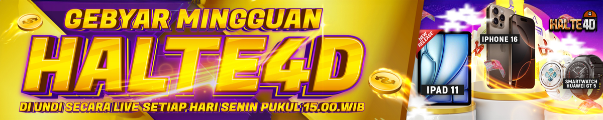 Gebyar Mingguan HALTE4D